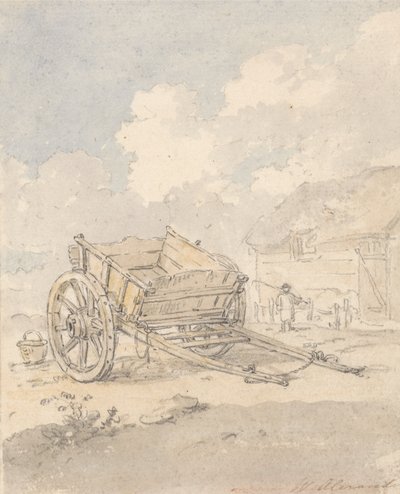 Tanulmány egy tanyasi kocsiról alkotó: William Alexander