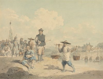 Kiang-nan tartomány, Kína, a természetből vett kilátás alkotó: William Alexander