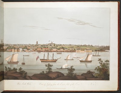 View of Sydney from the east side of the cove. alkotó: William Alexander