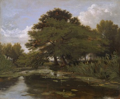 Az Isis-en, Waterperryben, Oxfordshire-ben alkotó: William Alfred Delamotte