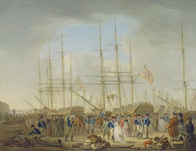 Huszárok indulnak Deptfordban alkotó: William Anderson