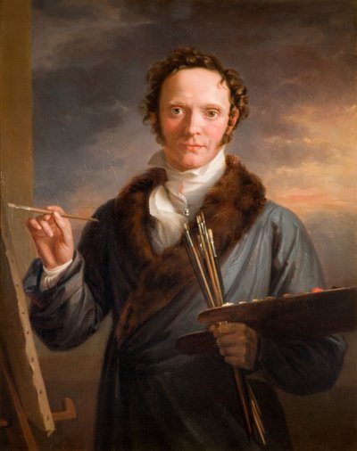 A művész portréja Önarckép, 1813-14. alkotó: William Armfield Hobday