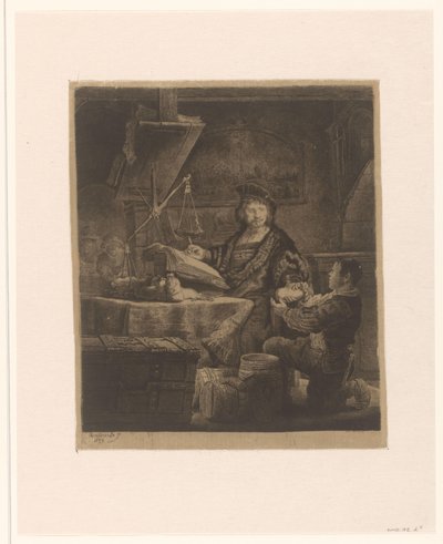 Jan Uytenbogaert, "Az aranymérleg" alkotó: William Baillie