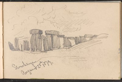 ?Stonehenge, 1879. augusztus 25.? alkotó: William Barnes Wollen