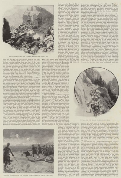 A Gordon-felvidékiek és a múlt harcos tetteik alkotó: William Barnes Wollen
