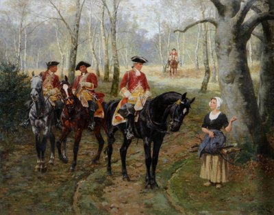 Az őrjárat, 1906 körül (olaj, vászon) alkotó: William Barnes Wollen