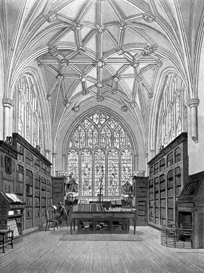 A Winchester College könyvtára alkotó: William Bennett