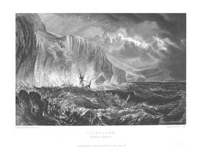 Ilfracombe, Észak-Devon, 1818. alkotó: William Bernard Cooke