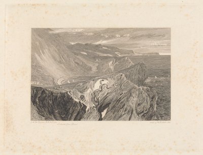 Lulworth Cove, Dorset alkotó: William Bernard Cooke
