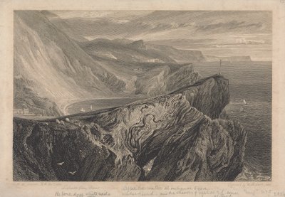 Lulworth Cove, Dorset alkotó: William Bernard Cooke
