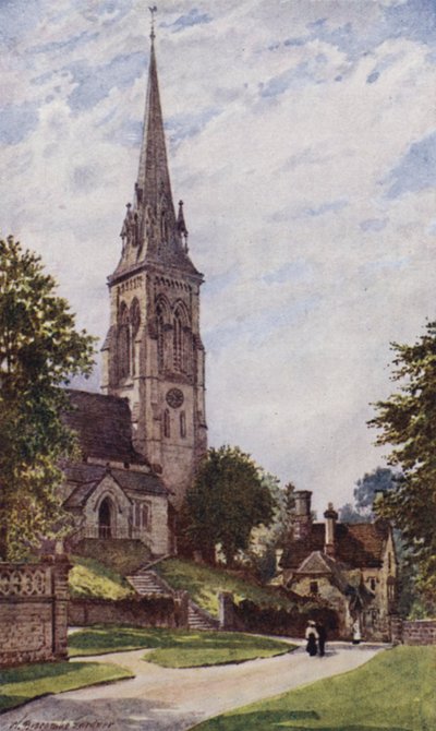 Edensor templom, Chatsworth alkotó: William Biscombe Gardner