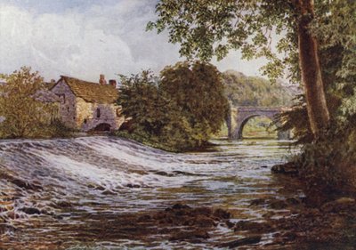 A Derwent, Baslow (színes litó) alkotó: William Biscombe Gardner