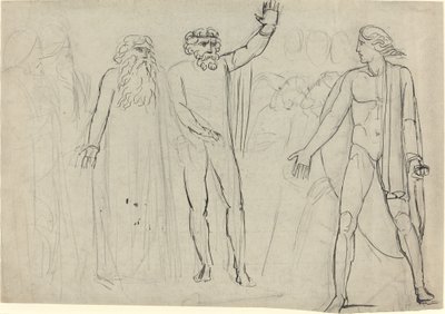 „És monda Saul Dávidnak: Menj, és az Úr legyen veled” [recto] alkotó: William Blake
