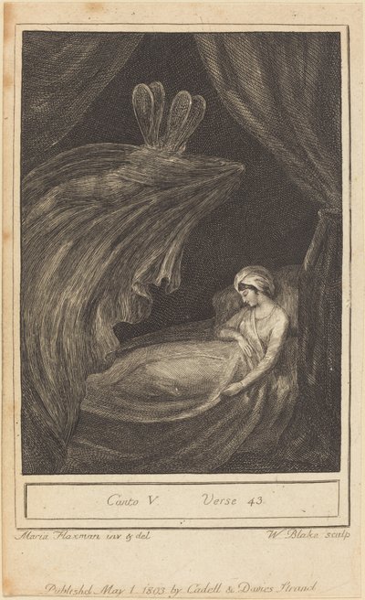 V. ének, 43. vers, 1803. alkotó: William Blake