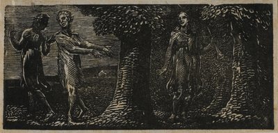 Colinet Két fiú által kigúnyolva, Vergilius pásztoraiból alkotó: William Blake
