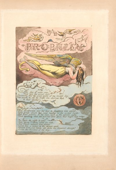 Európa. Egy prófécia, 5. tábla, A - Prófécia - Eljött a tél mélysége. . . . (Bentley 6) alkotó: William Blake