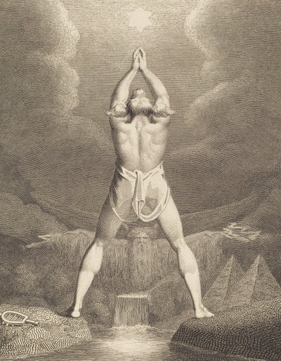 Egyiptom megtermékenyítése, 1791. alkotó: William Blake