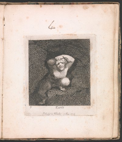 Gyerekeknek. A Paradicsom Kapuja, 5. tábla, "Föld" alkotó: William Blake