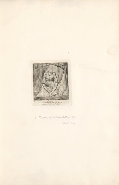 A nemek számára- A Paradicsom kapuja, 4. lemez, Víz alkotó: William Blake