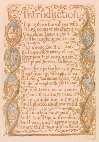 Einführung (Tafel 3) alkotó: William Blake