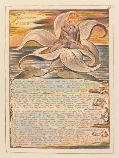 Jerusalem, Kapitel 2. Jeder Schmuck der Vollkommenheit... (Platte 28) alkotó: William Blake