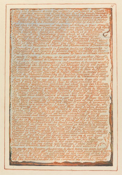 Jeruzsálem, 10. tábla, A kemencékbe.... alkotó: William Blake