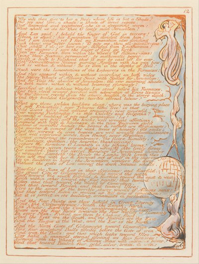 Jeruzsálem, 12. tábla, Miért adsz neki... alkotó: William Blake