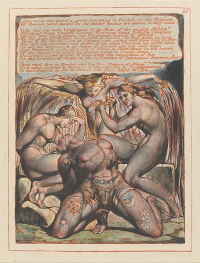 Jeruzsálem, 25. tábla, és hallották ... alkotó: William Blake