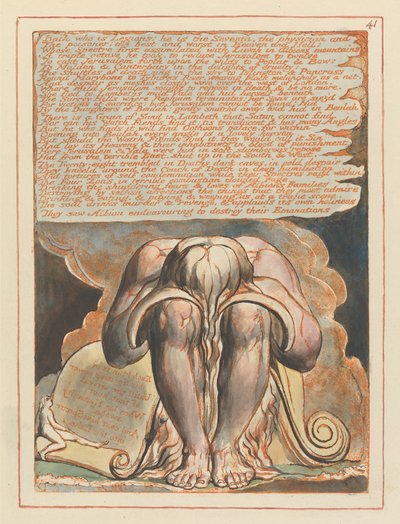 Jeruzsálem, 41. tábla, Bath, aki a légiók... alkotó: William Blake