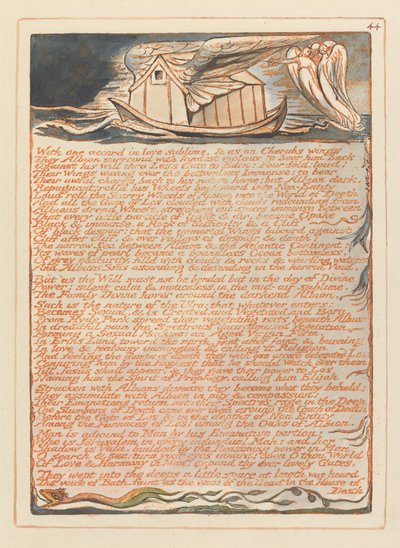 Jeruzsálem, 44. tábla, Egy egyetértéssel.... alkotó: William Blake