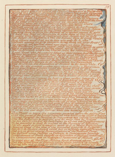 Jeruzsálem, 55. tábla, Amikor azok, akik semmibe veszik... alkotó: William Blake