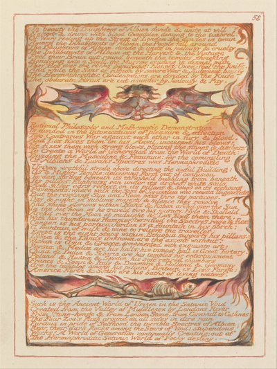 Jeruzsálem, 58. tábla, Albion lányainak szépségében.... alkotó: William Blake