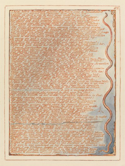 Jeruzsálem, 82. tábla, hallottam Jeruzsálem nyögését... alkotó: William Blake