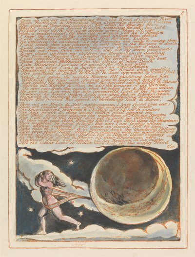 Jeruzsálem, 8. tábla, Felkeltek ellenem... alkotó: William Blake