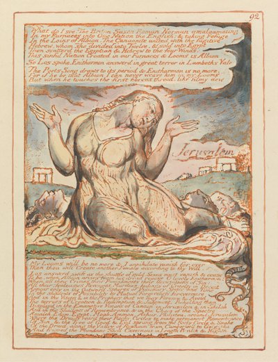 Jeruzsálem, 92. tábla, mit látok! .... alkotó: William Blake