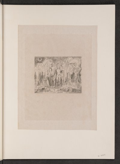 Jób és családja jólétét helyreállították, 1825. alkotó: William Blake