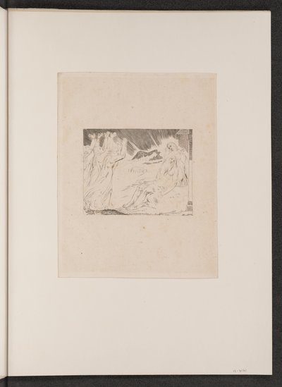 Jób vigasztalói, 1825. alkotó: William Blake