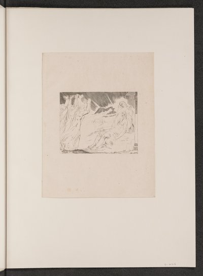 Jób vigasztalói, 1825. alkotó: William Blake