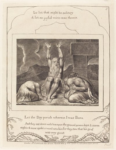 Job kétségbeesése alkotó: William Blake