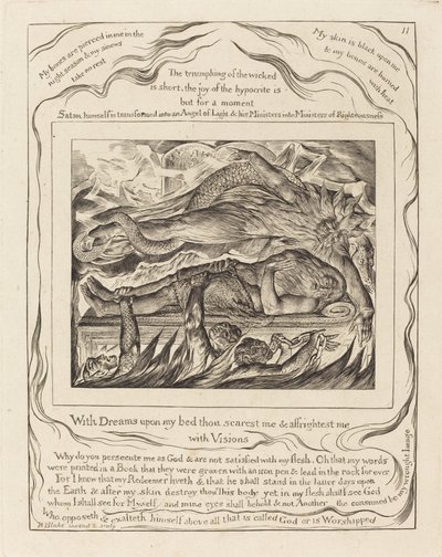 Job gonosz álmai alkotó: William Blake