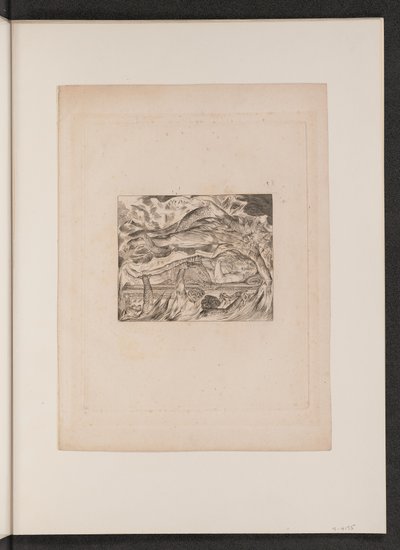 Jób gonosz álmai, 1825. alkotó: William Blake