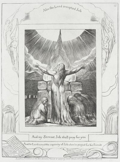 Jób imája meghallgattatott alkotó: William Blake