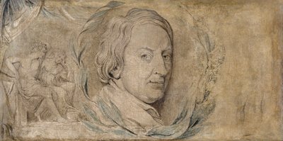 John Dryden, 1800 körül (tempera, vászon) alkotó: William Blake