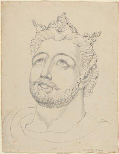 Kanut király alkotó: William Blake