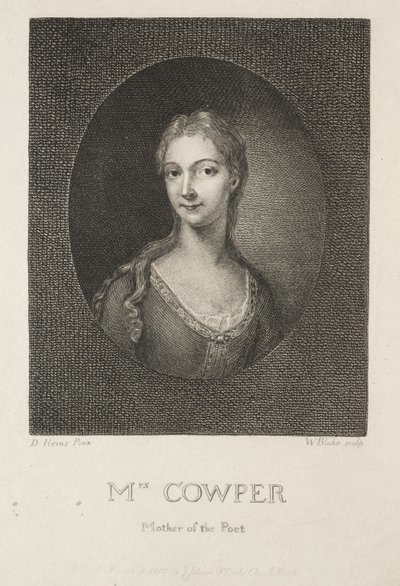 Cowperné, a költő anyja alkotó: William Blake