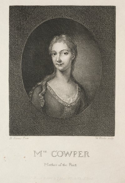 Cowperné, a költő anyja, 1802. alkotó: William Blake