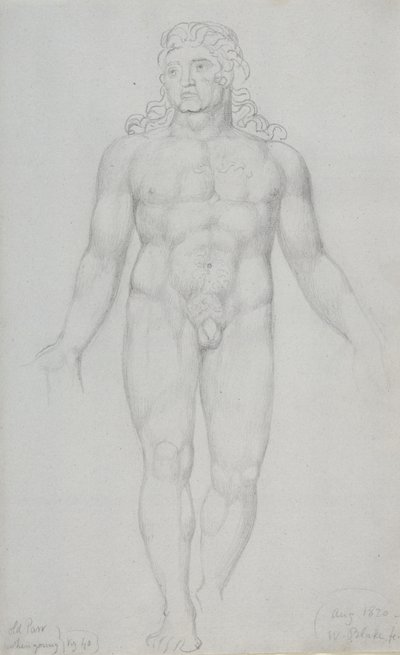 Old Parr fiatalon, 1820 alkotó: William Blake