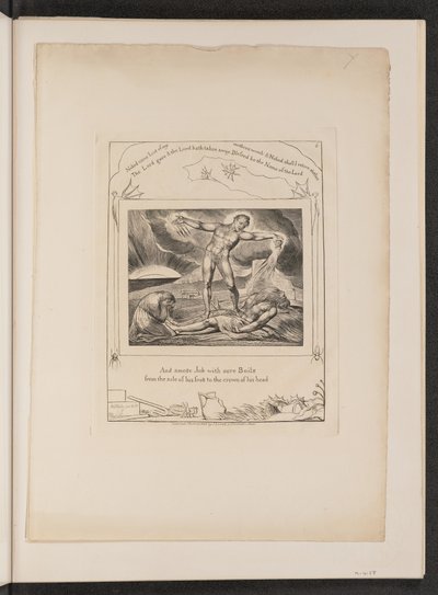 A sátán felforrósodik a munkában alkotó: William Blake