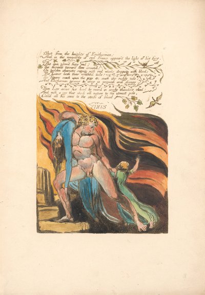 Schuss von den Höhen von Enitharmon (Platte 17) alkotó: William Blake
