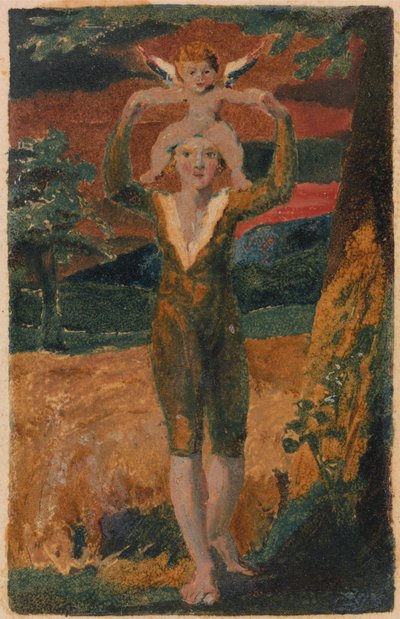 Songs of Inocence and of Experience, 32. lemez, Experience Frontispiece (Bentley 28) alkotó: William Blake